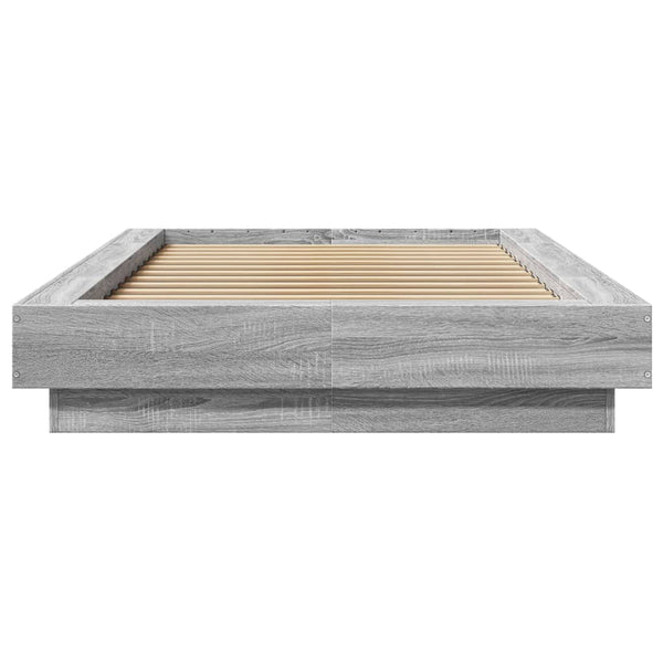 Graues Bettgestell Elmer 90x190cm (Holz)