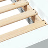 Weißes Bettgestell Elmer 75x190cm (Holz)