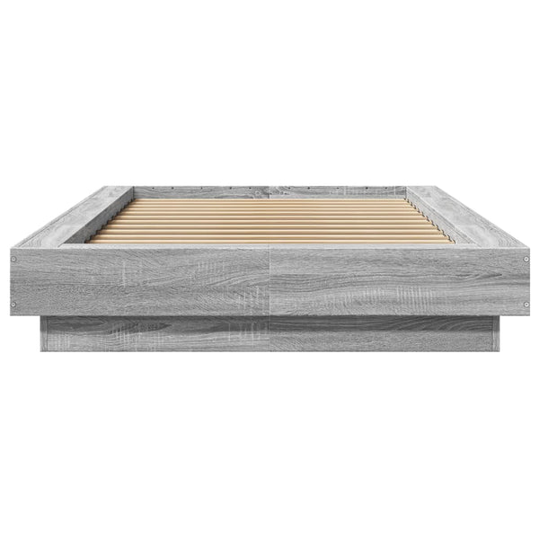 Bettgestell Elmer 75x190cm grau (Holz)