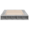Graues Bettgestell Negulescu 150x200cm (Holz)