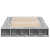 Graues Bettgestell Negulescu 140x190cm (Holz)