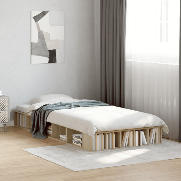 Bettrahmen Sonoma Eiche Negulescu 100x200cm (Holz)