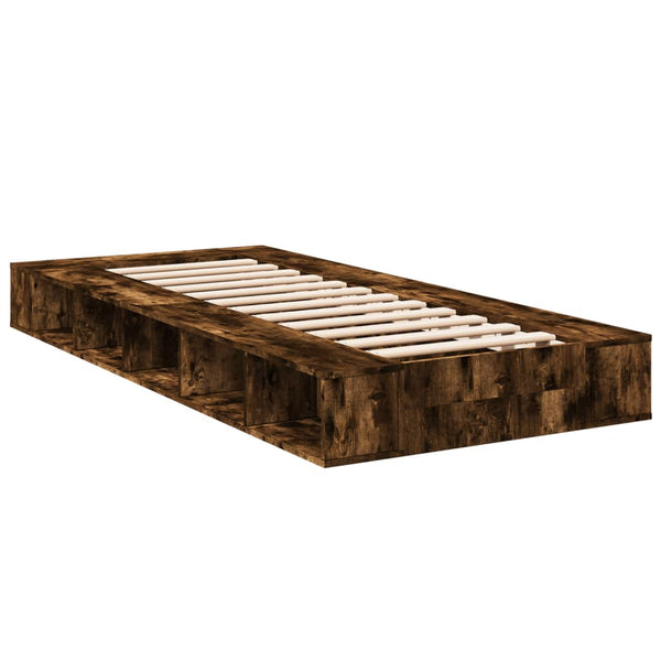 Räuchereiche Bettrahmen Negulescu 100x200cm (Holz)