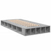 Bettgestell Negulescu Grau 100x200cm (Holz)