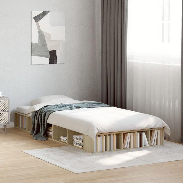 Bettgestell Sonoma-Eiche Negulescu 90x200cm (Holz)