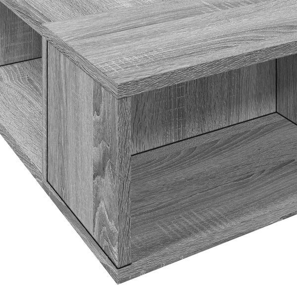 Graues Bettgestell Negulescu 90x200cm (Holz)