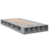 Graues Bettgestell Negulescu 90x190cm (Holz)