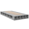Graues Bettgestell Negulescu 75x190cm (Holz)