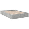 Bettgestell Jameel 150x200cm in Betongrau (Holz)