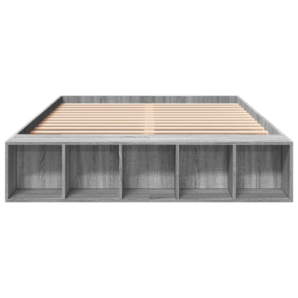Bettrahmen Jameel 140x200cm (Holz), grau
