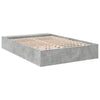 Bettgestell Jameel 140x190cm in Betongrau (Holz)