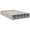 Graues Bettgestell Jameel 135x190cm (Holz)