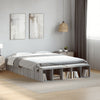 Graues Bettgestell Jameel 135x190cm (Holz)