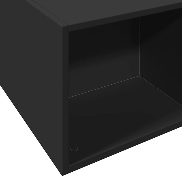 Schwarzer Bettrahmen Jameel 120x190cm (Holz)