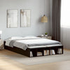 Schwarzer Bettrahmen Jameel 120x190cm (Holz)