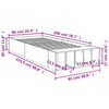 Bettgestell Savutammi Jameel 90x200cm (Holz)