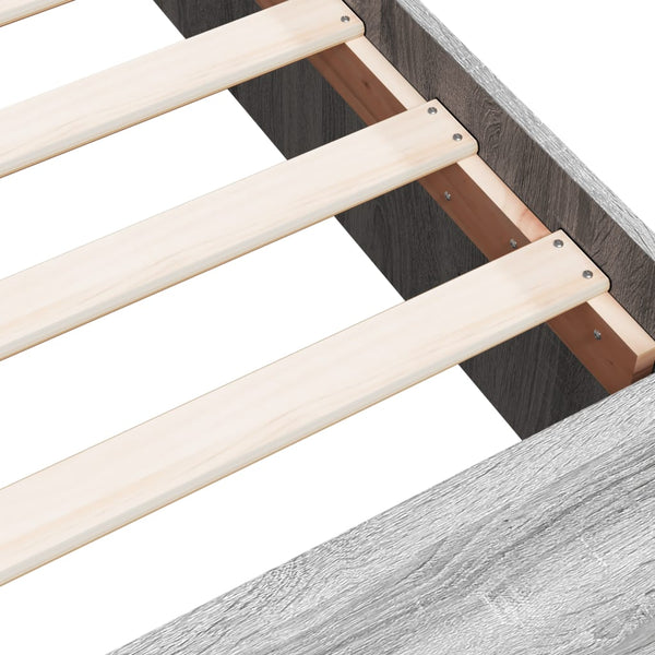 Bettrahmen Jameel 90x200cm (Holz) Grau
