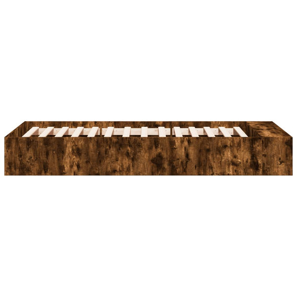 Bettrahmen Rauch-Eiche Jameel 90x190cm (Holz)