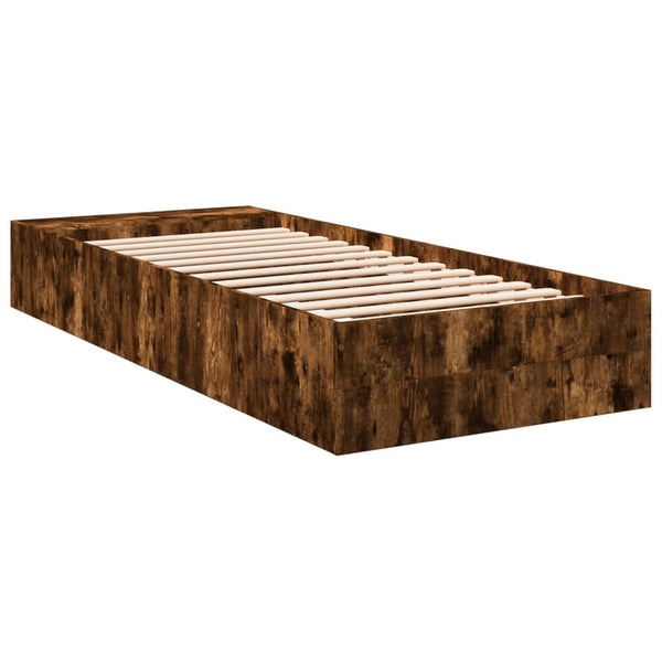 Bettrahmen Rauch-Eiche Jameel 90x190cm (Holz)