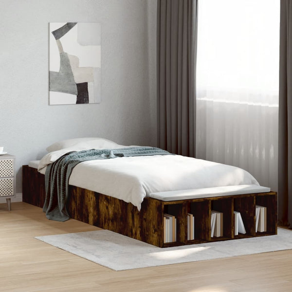 Bettrahmen Rauch-Eiche Jameel 90x190cm (Holz)