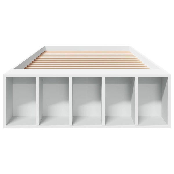 Bettgestell Jameel 75x190 cm, weiß (Holz)