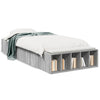 Graues Bettgestell Jameel 75x190cm (Holz)