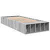 Graues Bettgestell Jameel 75x190cm (Holz)