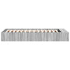 Graues Bettgestell Jameel 75x190cm (Holz)
