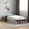 Graues Bettgestell Jameel 75x190cm (Holz)