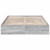Graues Bettgestell mit Schubladen Piada 150x200cm (Holz)
