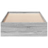 Graues Bettgestell mit Schubladen Piada 100x200cm (Holz)