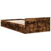 Bettgestell Savutammi mit Schublade Calinoiu 100x200cm (Holz)
