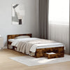 Bettgestell Savutammi mit Schublade Calinoiu 100x200cm (Holz)