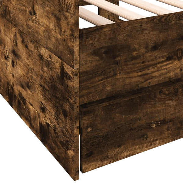 Schlafsofa Savutammi mit Schubladen Toff 100x200cm (Holz)