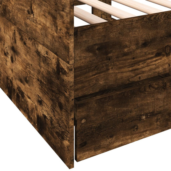 Schlafsofa Savutammi mit Schubladen Toff 90x190cm (Holz)