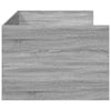 Graues Schlafsofa mit Schubladen Toff 90x190cm (Holz)