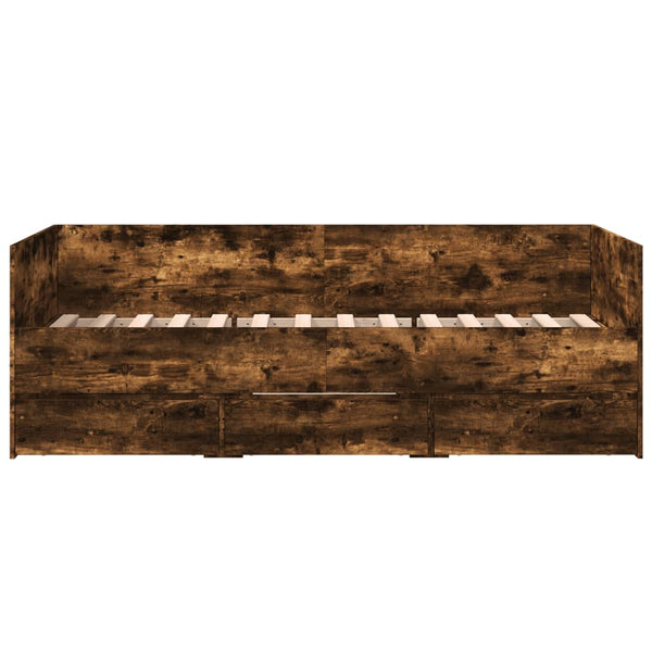 Schlafsofa Savutammi mit Schubladen Toff 75x190cm (Holz)