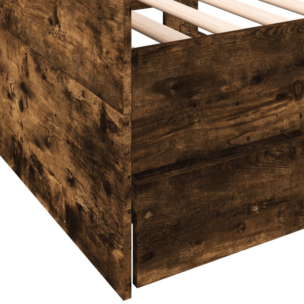 Schlafsofa Savutammi mit Schubladen Toff 75x190cm (Holz)