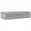 Graues Schlafsofa mit Schubladen Dulcica 100x200cm (Holz)