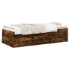 Dauereiche Schlafsofa mit Schubladen Dulcica 90x190cm (Holz)