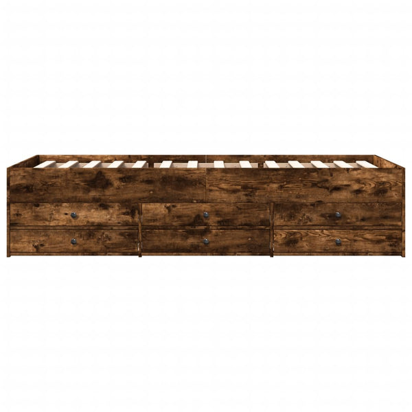Schlafsofa Savutammi mit Schubladen Dulcica 75x190cm (Holz)