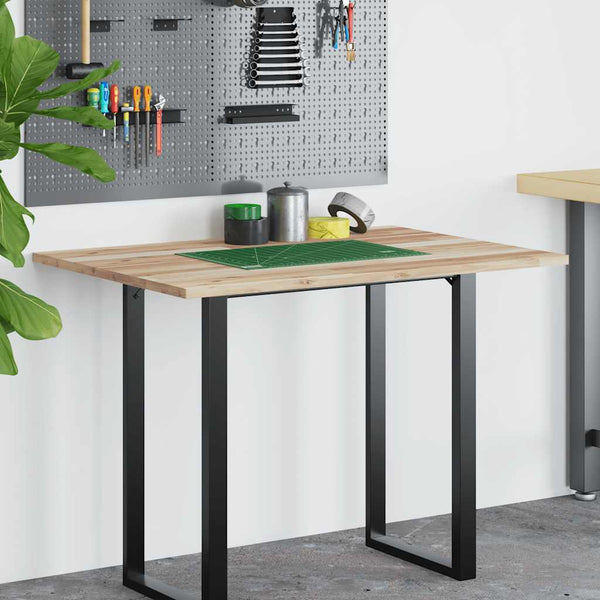 Tischplatte Mazie 100x80x2cm (unbehandeltes Akazienholz)