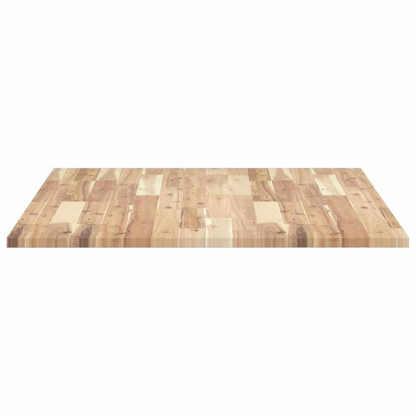 Tischplatte Mazie 100x80x2cm (unbehandeltes Akazienholz)