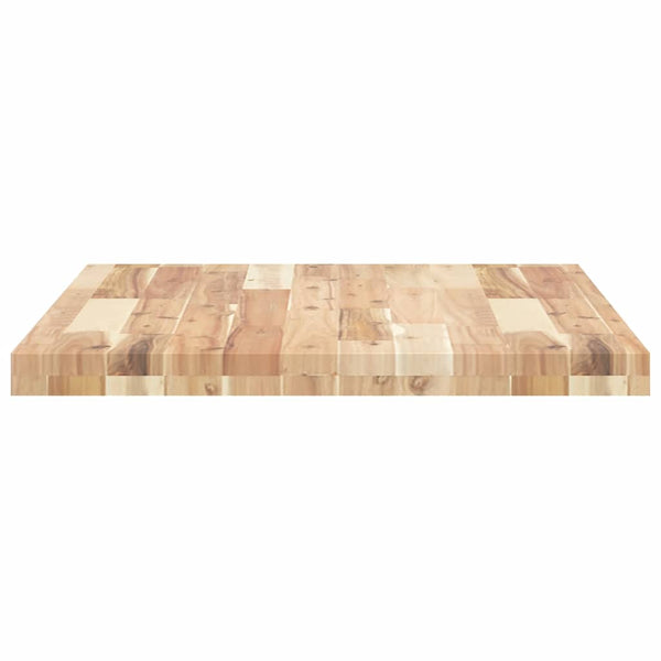 Tischplatte Mazie 100x60x4cm (unbehandeltes Akazienholz)