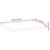 Tischplatte Mazie 100x60x4cm (unbehandeltes Akazienholz)