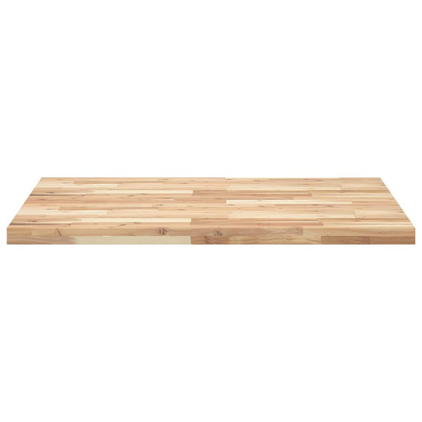 Tischplatte Mazie 100x80x4cm (unbehandeltes Akazienholz)