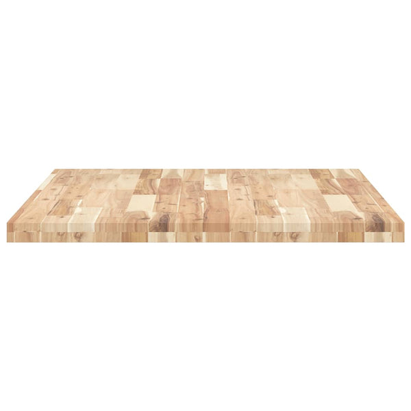 Tischplatte Mazie 100x80x4cm (unbehandeltes Akazienholz)