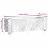 Couchtisch Iulika 110x45x35cm (Teak)