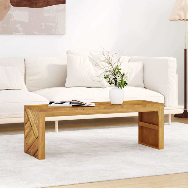 Couchtisch Midorel 110x35x38cm (Teak)