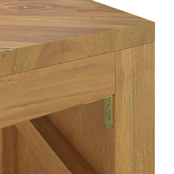 Couchtisch Midorel 110x35x38cm (Teak)